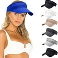 thumbnail image 1 of Hats for Women Empty Top Baseball Cap Unisex Sports Sun Visor Adjustable UV Sun Hat Cap for Beach Pool Golf Tennis, 1 of 8