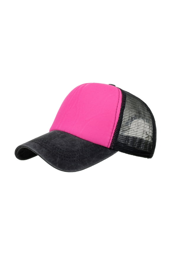Hats for Women Fashion Men Sport Hit Color Breathable Beach Baseball Cap Hip Hop Hat Sun Hats