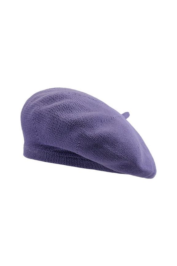 Hats for Women Lady Beret Autumn Winter Lightweight Breathable Fashion Solid Bonnet Hats