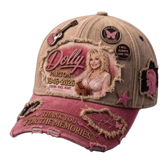 Hats for Women Men Dollys Butterfly Adjustable Baseball Cap, Vintage Washed Distressed Outdoor Hat