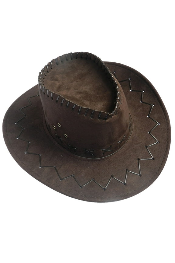 Hats for Women Men Summer Western Cowboy Hat Shapeable Wide Brim Sun Hats