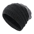 thumbnail image 1 of Hats for Women/Men Winter Outdoor Knitted Hat Warm Wool Hat Autumn And Winter Plus Velvet Pullover Hat Baotou Ear Protection Hat, 1 of 5