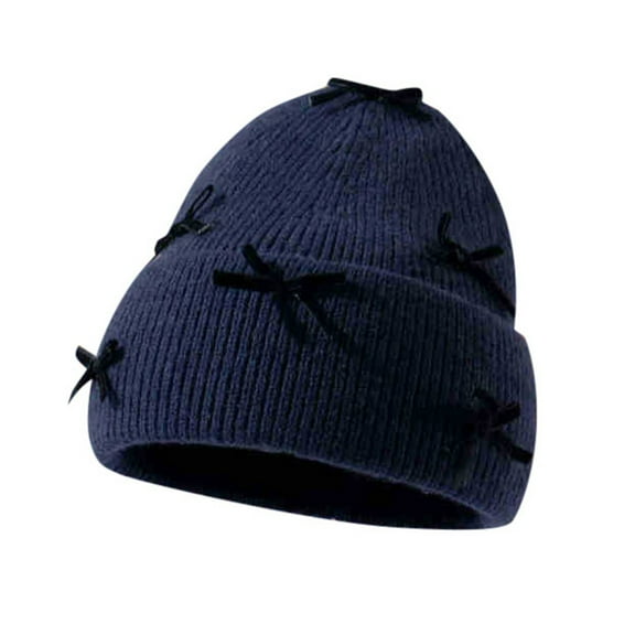 Hats for Women Mens Hats Women's Knitted Bow Hat for Fall And Winter Warm And Stylish Winter Hat