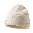 thumbnail image 1 of Hats for Women Mens Hats Women's Knitted Bow Hat for Fall And Winter Warm And Stylish Winter Hat, 1 of 2