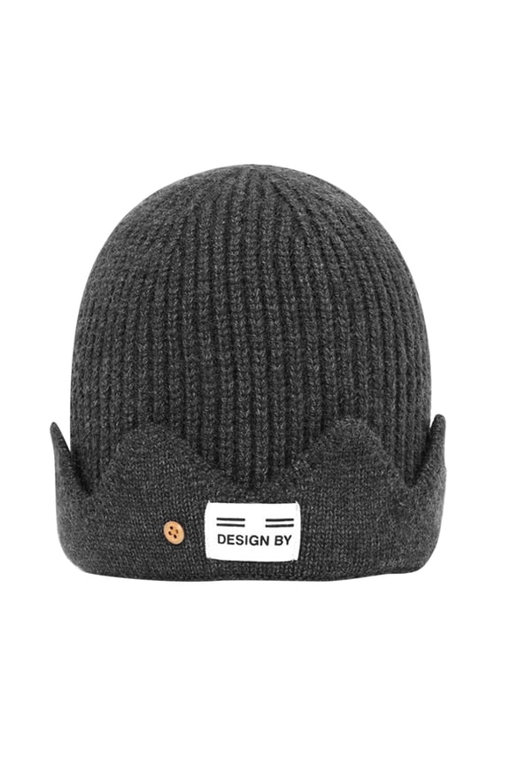 Hats for Women Outdoor Knitted Cotton Hat Warm Sports Crown Knitted Melon Hat Woolen Hats