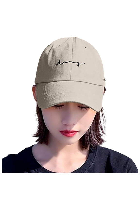 Hats for Women - Ponytail Baseball Cap with Breathable Fabric Women's Basic Solid Color Retro Softtop Sunshade Baseball Cap