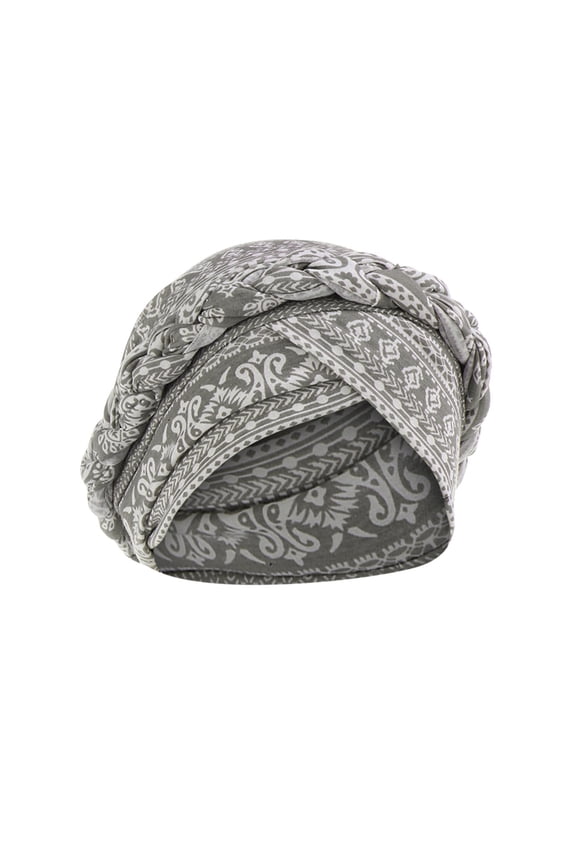 Hats for Women Print India Hat Muslim Ruffle Cancer Chemo Hat Beanie Wrap Cap Hats