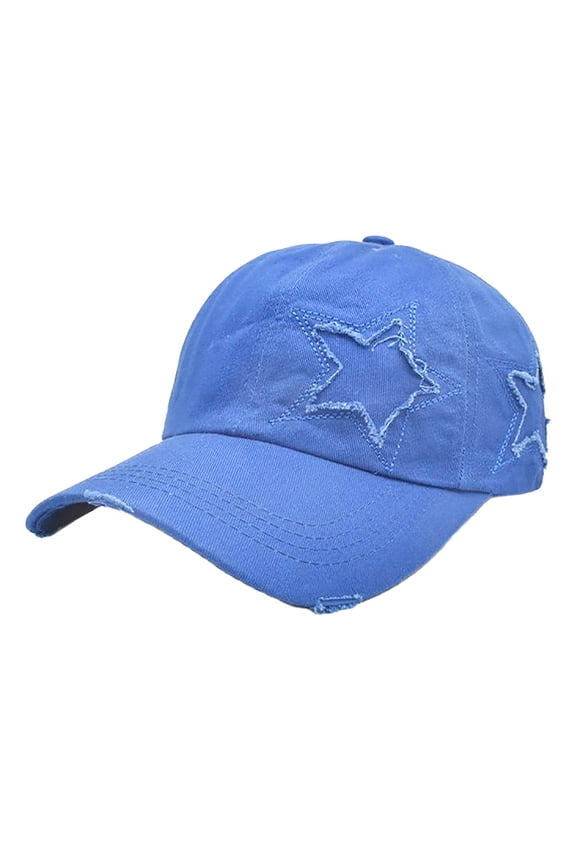 Hats for Women Ripped Baseball Cap Washed To Make Old Baseball Cap Sun Shade Cap Duck Cap Soft Top Retro Cap Hats