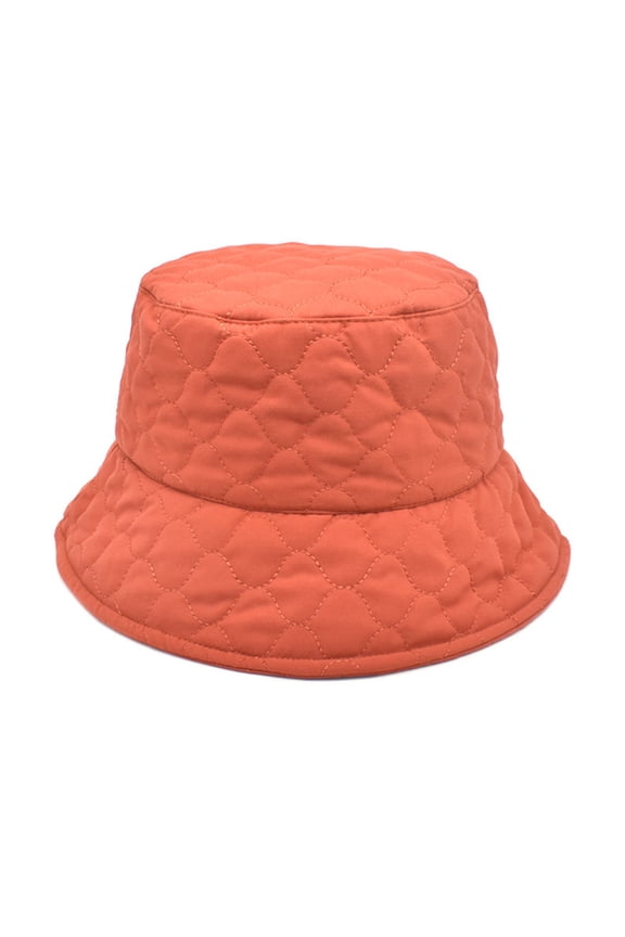 Hats for Women Solid Lattice Style Windproof Thermal Bucket Fisherman Cap For Girls Fall Winter Daily Accessory