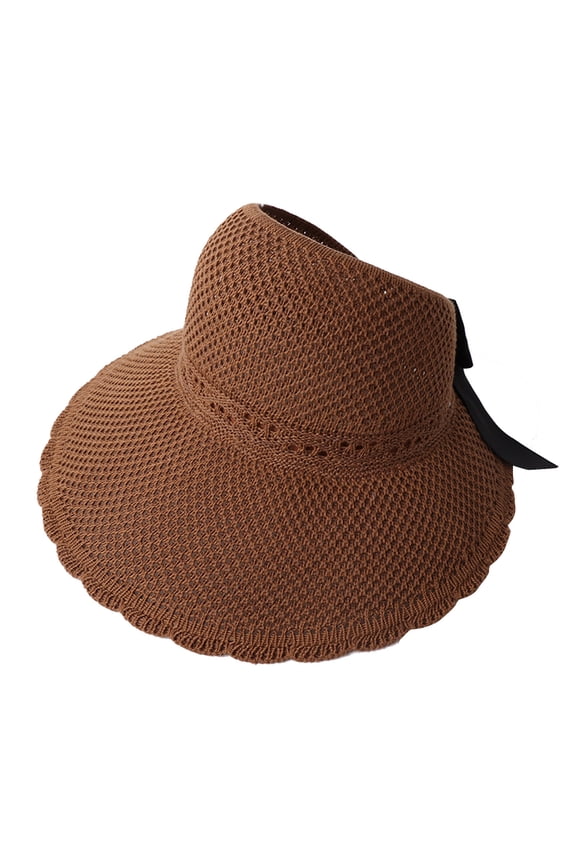 Hats for Women Summer Beach Top Able Open Hat Wide Visor Roll Fold Sun Up Cap Baseball Caps Hats