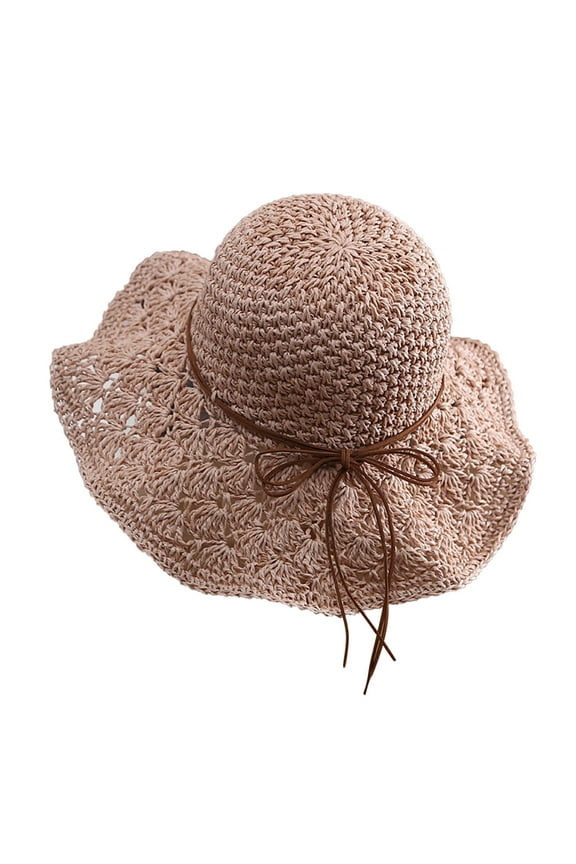 Hats for Women Sun Hats for Summer Wide Brim Upf 50+ Panama Fedora Foldable Packable Beach Hats