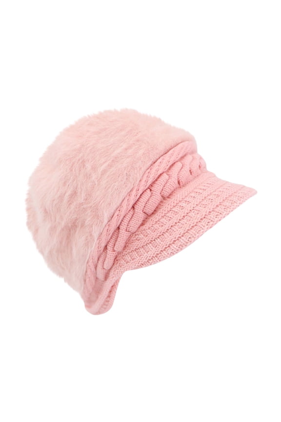 Hats for Women Winter Beanie Hat Warm Knitted Cotton Hats Cap With Visor Hats