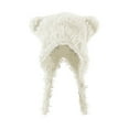 thumbnail image 1 of Hats for Women Winter Hat Cute Bear Ear Design Artificial Rabbit Pelt Liner Windproof And Warm Suitable for Autumn And Winter Hats, 1 of 1