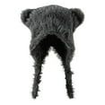 thumbnail image 1 of Hats for Women Winter Hat Cute Bear Ear Design Artificial Rabbit Pelt Liner Windproof And Warm Suitable for Autumn And Winter Hats, 1 of 1