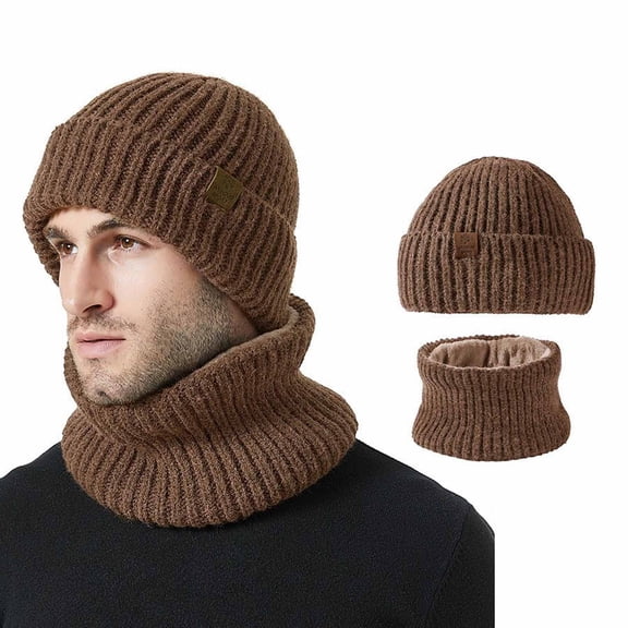 Hats for Women Winter Hat Winter Knitted Hat And Scarf Unisex Thermal Ear Warm Neck Warmer for Cold Weather Outdoor Activities