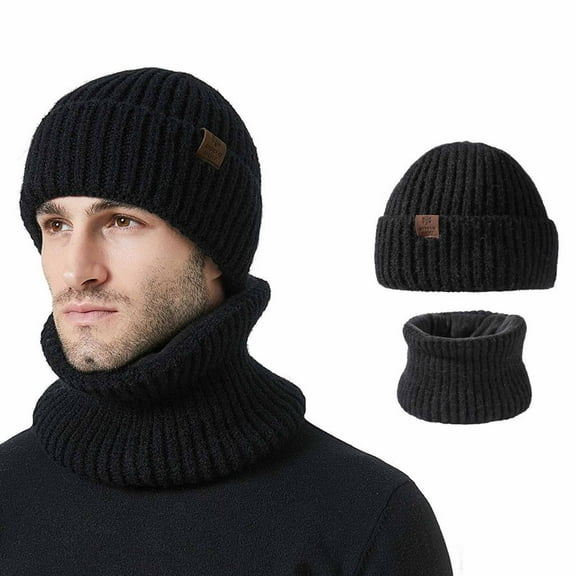 Hats for Women Winter Hat Winter Knitted Hat And Scarf Unisex Thermal Ear Warm Neck Warmer for Cold Weather Outdoor Activities