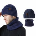 thumbnail image 1 of Hats for Women Winter Hat Winter Knitted Hat And Scarf Unisex Thermal Ear Warm Neck Warmer for Cold Weather Outdoor Activities, 1 of 4
