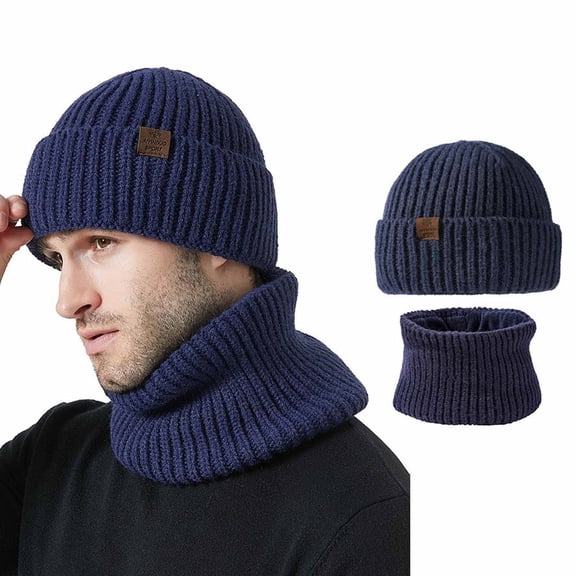 Hats for Women Winter Hat Winter Knitted Hat And Scarf Unisex Thermal Ear Warm Neck Warmer for Cold Weather Outdoor Activities