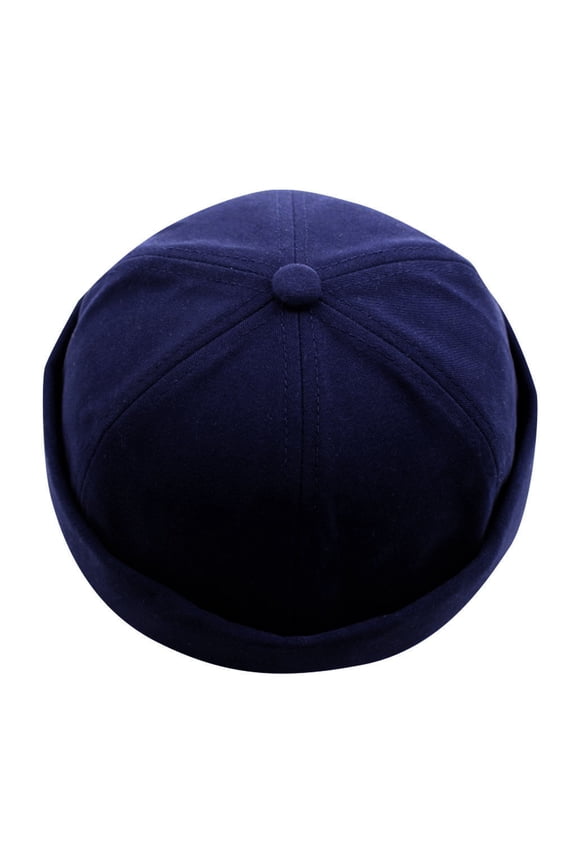 Hats for Women and Men Casual Brimless Solid Color Sailor Mechanic Caps