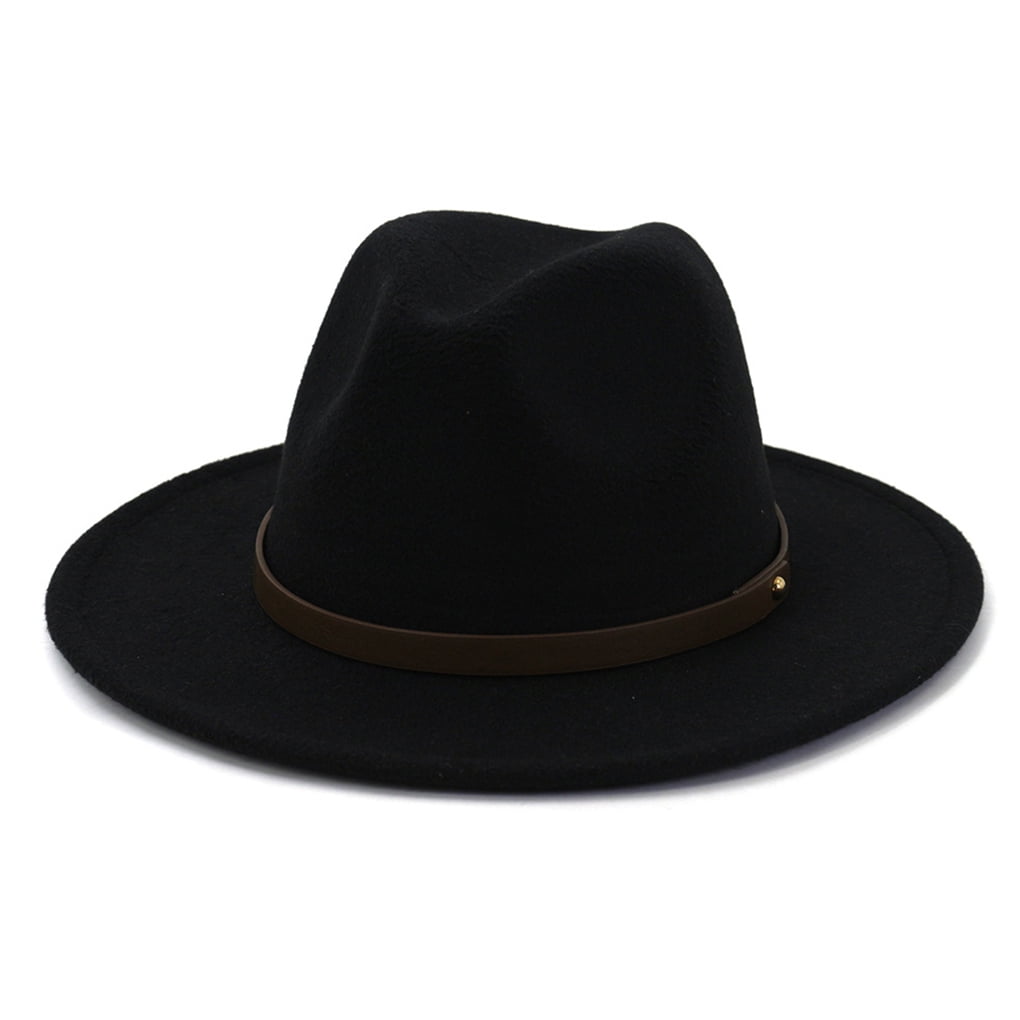 wool mens winter dress hats with Belt Buckle Large Autumn Elegant Wide Brim Caps Warm-keeping Men Cowboy Outdoor Wedding Church Dark Green 58cm Size:8 US - 41 EU adjustable fit with classic Web Collection: Over 75 Naturalizer Women's Chazz Mesh