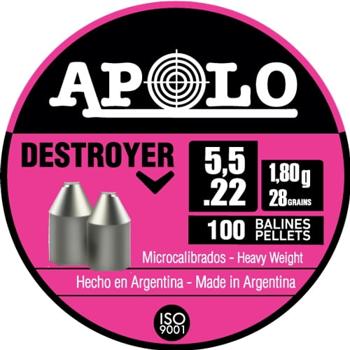 Hatsan Apolo 22 Destroyer - 28 Grain 100 Pack