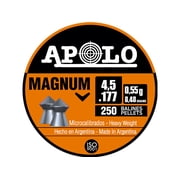 Apolo Magnum Pointed Air Gun Pellets 177 Caliber 8.48 Grain 4.5mm 250PK