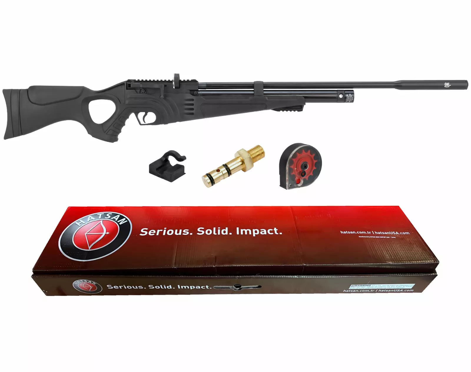 Hatsan Flash-r Qe .177 Pcp Air - Rifle 14rd Magazine Black