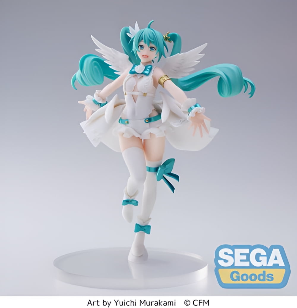 Hatsune Miku 15th Anniversary White Angel Figure Set
