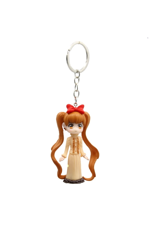 Hatsune Miku Brown Hair - Vocaloid 3" Keychain Figure