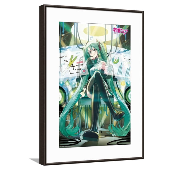Hatsune Miku - Circuit Lab Tech Canvas Wall Poster, 14.725" x 22.375"