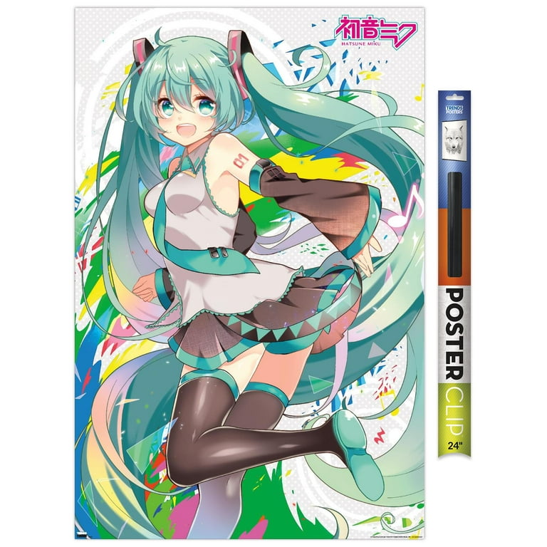 Hatsune Miku - Color Splash Wall Poster, 22.375