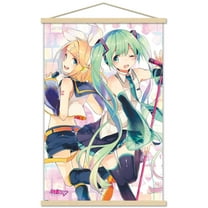 Hatsune Miku - Duo Wall Poster with Magnetic Frame, 22.375" x 34"