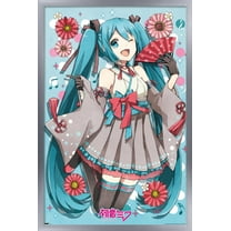 Hatsune Miku - Fan Wall Poster, 14.725" x 22.375", Framed