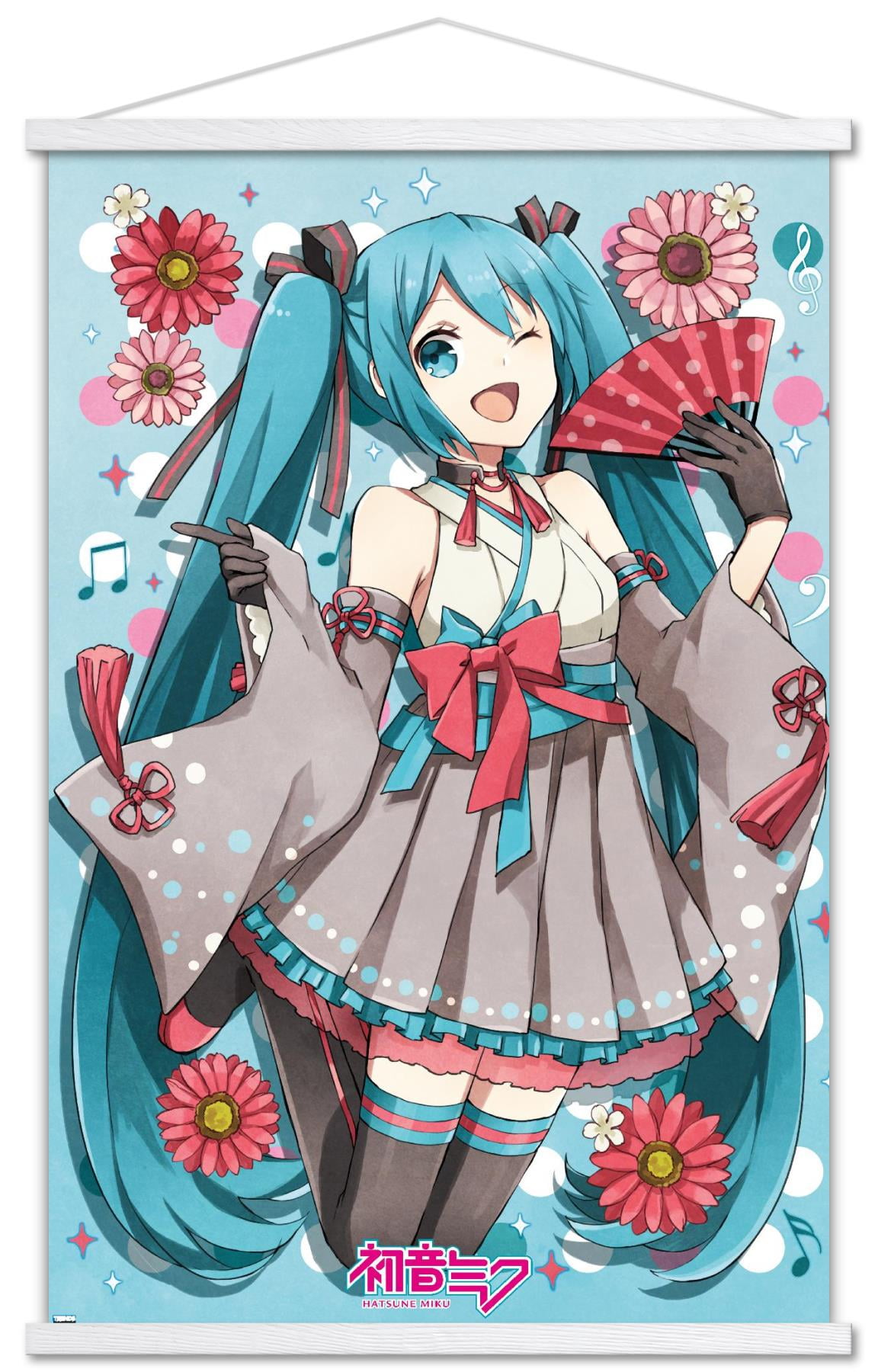 Hatsune Miku Vocaloid Anime Girls Fan Art Matte Finish Poster