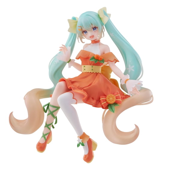 Hatsune Miku FuRyu 5.5-Inch Noodle Stopper Figure | Citrus