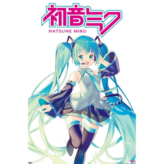 Hatsune Miku - Hatsune Miku Feature Series Wall Poster, 14.725" x 22.375"