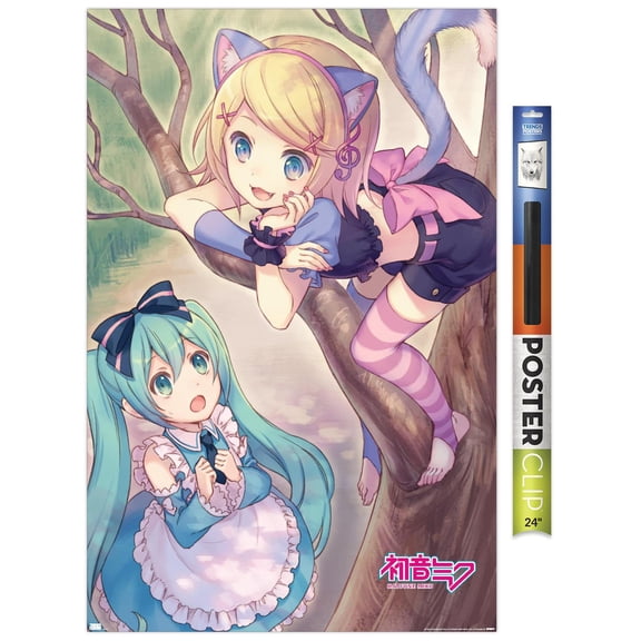 Hatsune Miku - Hatsune and Kagamine Wall Poster, 22.375" x 34"