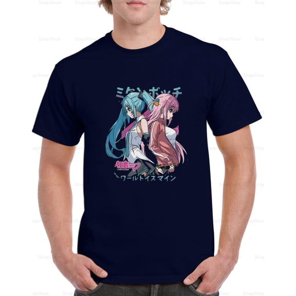 Hatsune Miku Hitori Gotou Bocchi The Rock Anime Cosplay Manga Music T-Shirt Unisex, up to 5XL