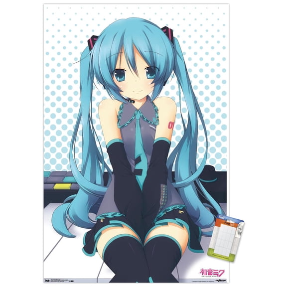 Hatsune Miku - Keys Wall Poster, 22.375" x 34"