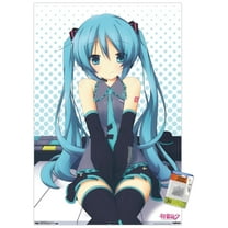 Hatsune Miku - Keys Wall Poster with Push Pins, 22.375" x 34"