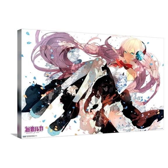 Hatsune Miku - Megurine Luka Canvas Wall Poster, 22.375" x 34"