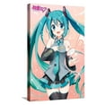 thumbnail image 1 of Hatsune Miku - Music Note Canvas Wall Poster, 14.725" x 22.375", 1 of 4