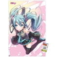 thumbnail image 1 of Hatsune Miku - Pink Circles Wall Poster with Pushpins, 22.375" x 34", 1 of 6