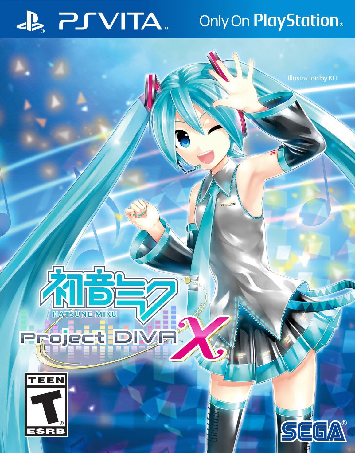 初音ミクProject DIVAf Play Station Vita ポスター Hatsune Miku: Project DIVA X - PlayStation Vita - Walmart.com