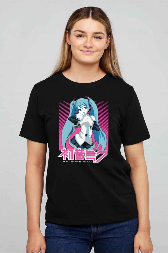 Hatsune Miku Project Diva Kawaii Vocaloid Anime T-shirt up to size 5XL.