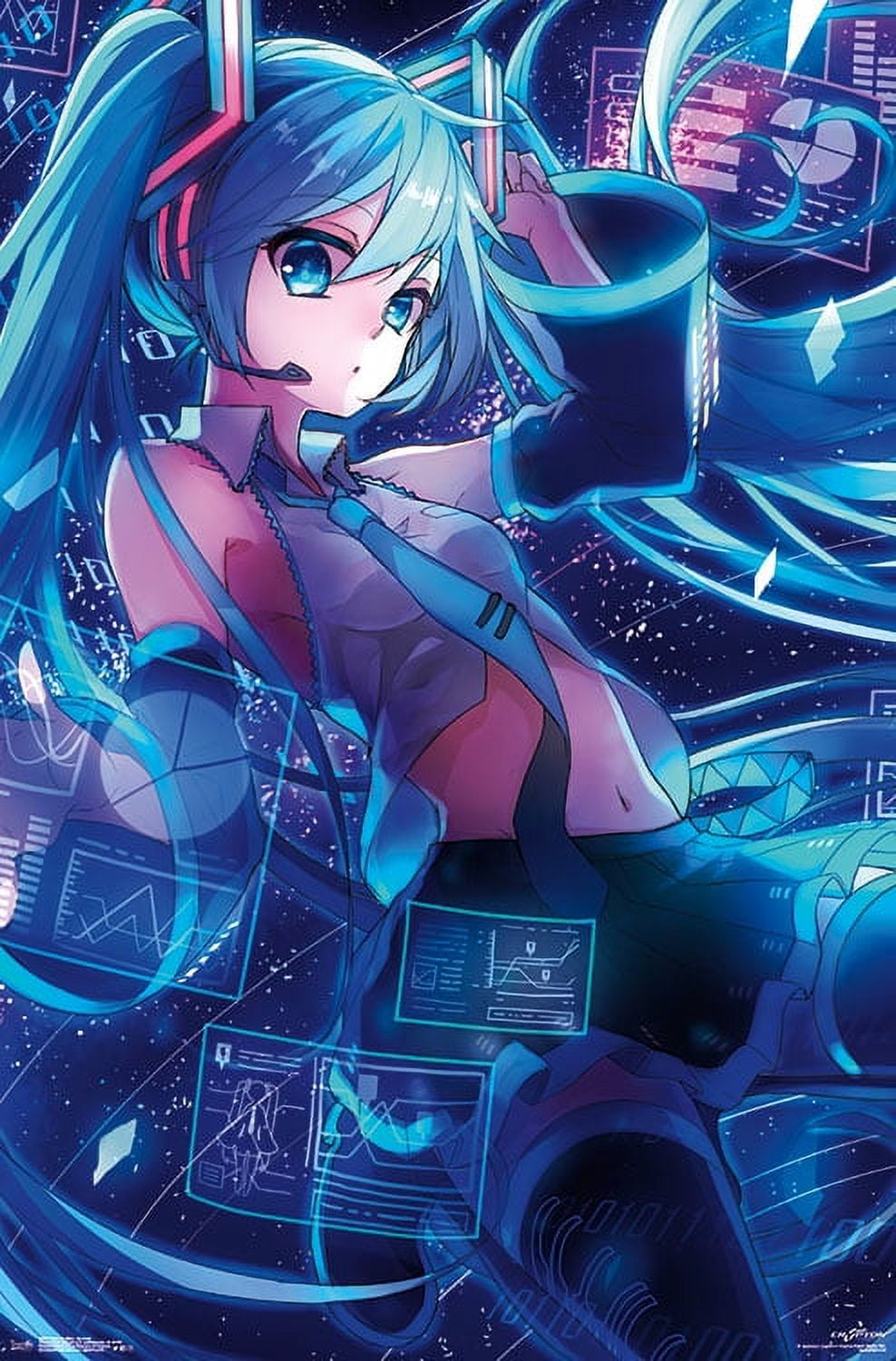 Hatsune Miku - Screens Wall Poster, 22.375