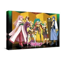 Hatsune Miku - Stage Canvas Wall Poster, 14.725" x 22.375"
