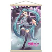 Hatsune Miku - Stage Lights Wall Poster with Magnetic Frame, 22.375" x 34"