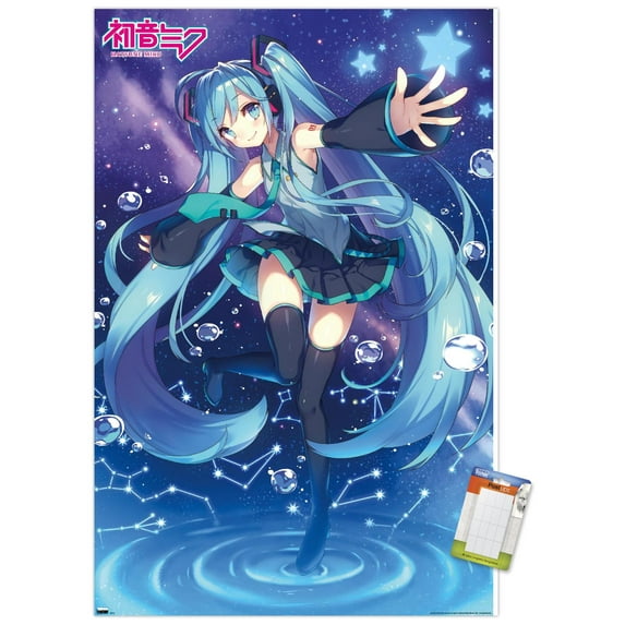 Hatsune Miku - Stars Wall Poster, 22.375" x 34"