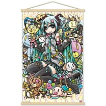 Hatsune Miku - Toys Wall Poster with Wooden Magnetic Frame, 22.375" x 34"